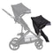 Baby Trend Second Seat for Morph Single to Double Stroller can be placed on the front