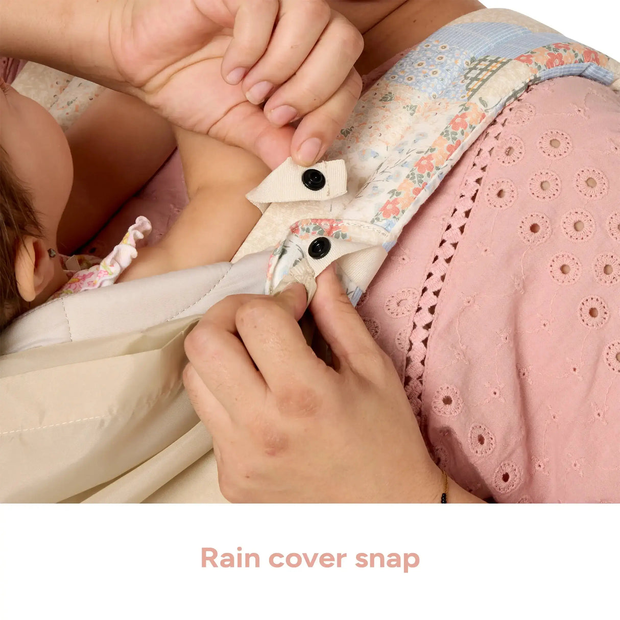 Baby Trend Newborn Carrier rain cover snap