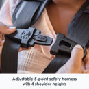 Load image into gallery viewer, Adjustable 5-point safety harness with 4 shoulder height from the Baby Trend Hybrid SI 3-in-1 Combination Booster Car Seat