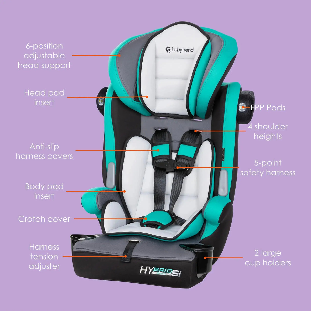 Hybrid™ SI 3-in-1 Booster Seat
