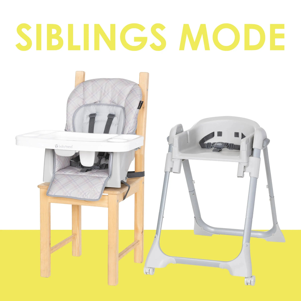 Baby Trend Everlast 7-in-1 High Chair siblings mode