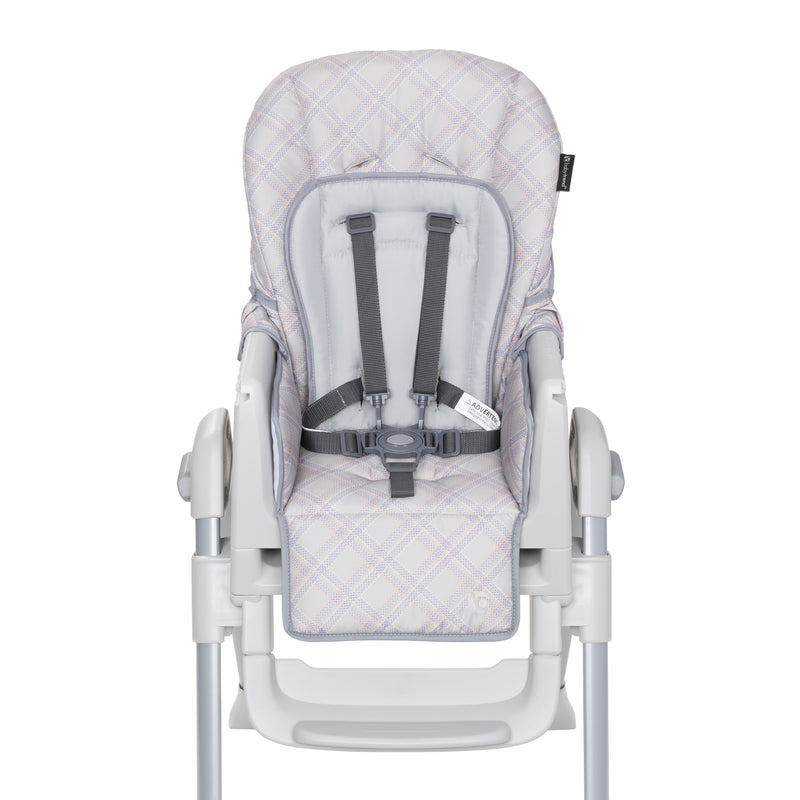 Baby Trend Everlast 7-in-1 High Chair comes with seat insert, premium padding, and 5 point safety harness