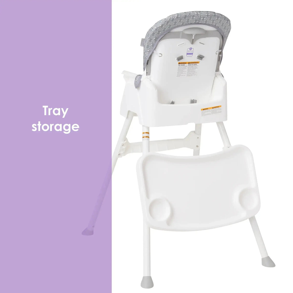Baby Trend Adapt 4-in-1 High Chair tray storage