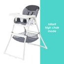 Load image into gallery viewer, Baby Trend Flat Fold High Chair infant high chair mode