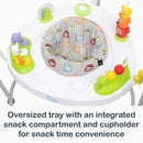 Load image into gallery viewer, Oversized tray with an integrated snack compartment and cupholder for snack time convenience from the Smart Steps My First Jumper