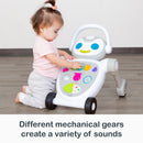Load image into gallery viewer, Different mechanical gears create a variety of sounds on the Smart Steps Buddy Bot 2-in-1 Push Walker