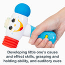 Load image into gallery viewer, Developing little one's cause and effect skills, grasping and holding ability, and auditory cues from the Smart Steps Happy Hammer