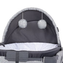 Load image into gallery viewer, Baby Trend Nursery Den Rocking Cradle with two hanging toy