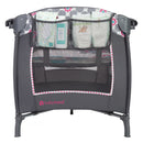 Load image into gallery viewer, Side mesh diaper storage on the Baby Trend Lil' Snooze Deluxe II Nursery Center Playard