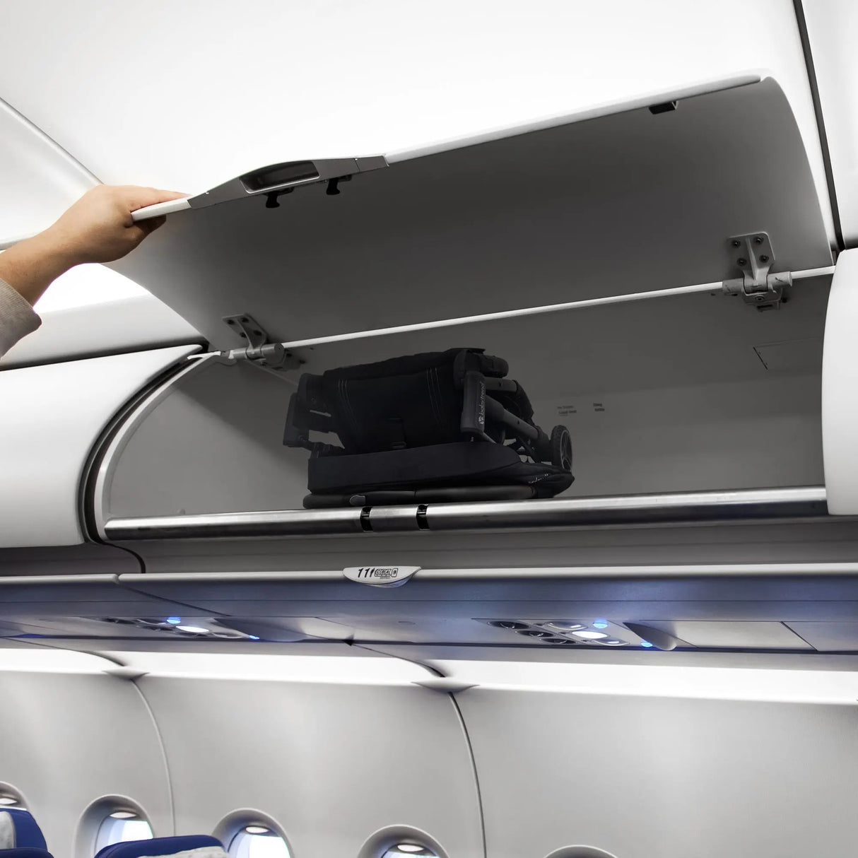 The Baby Trend Zenda Compact All-Terrain Stroller fits into airplane storage