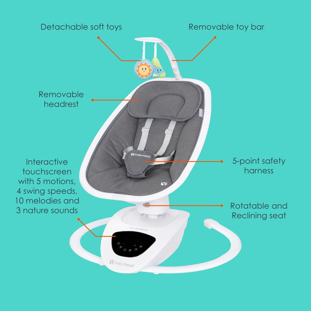 NuMotion Infinity Swing 5 RealLife Motion Modes (Infant) Baby Trend