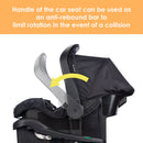 Load image into gallery viewer, Baby Trend Journey Jogger Travel System | with EZ-Lift™ Infant Car Seat. All-Terrain Bicycle Tires & UPF 50+ Protection Canopy