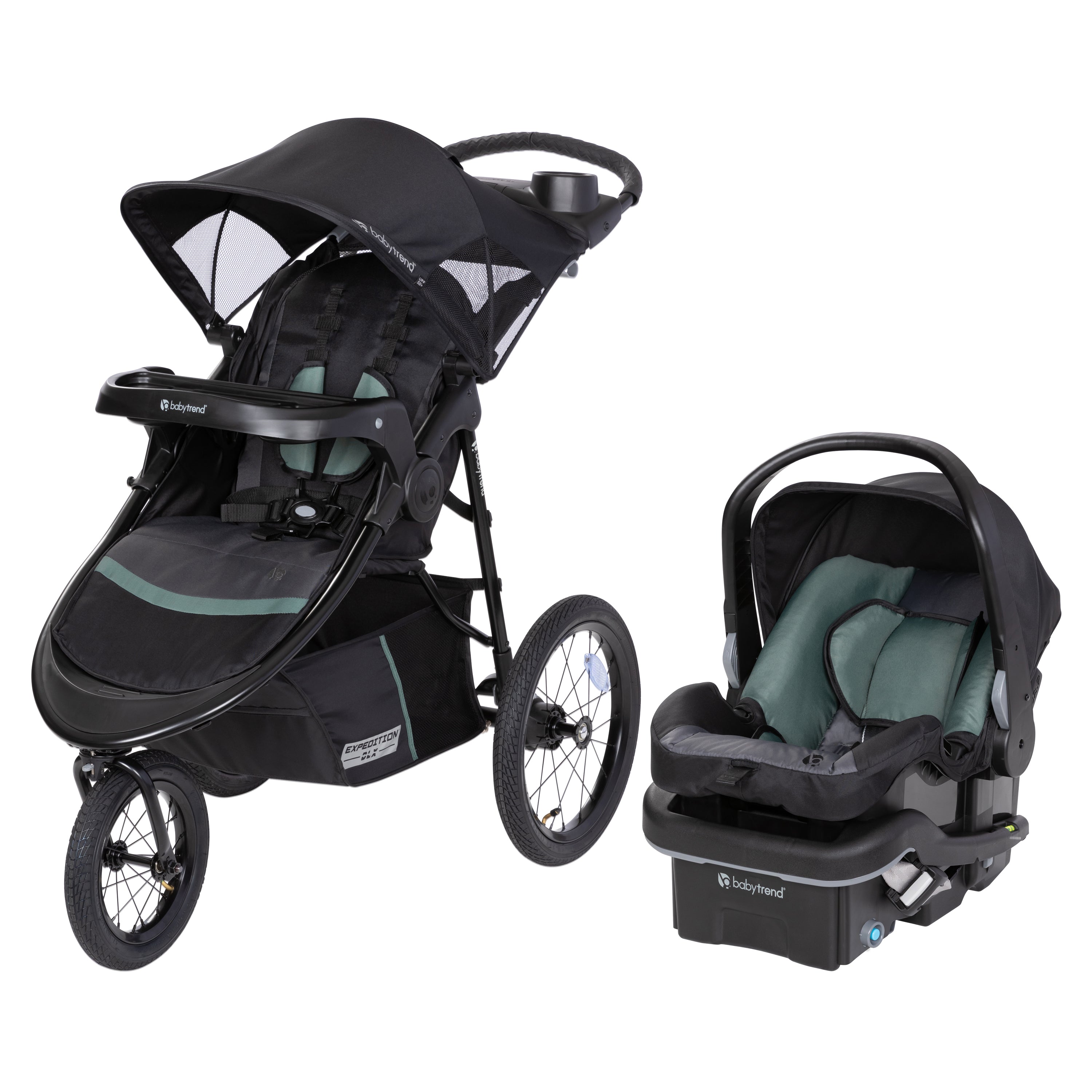 Baby Trend Expedition DLX Jogger Stroller Travel System with EZ-Lift 35 PLUS Infant Car Seat