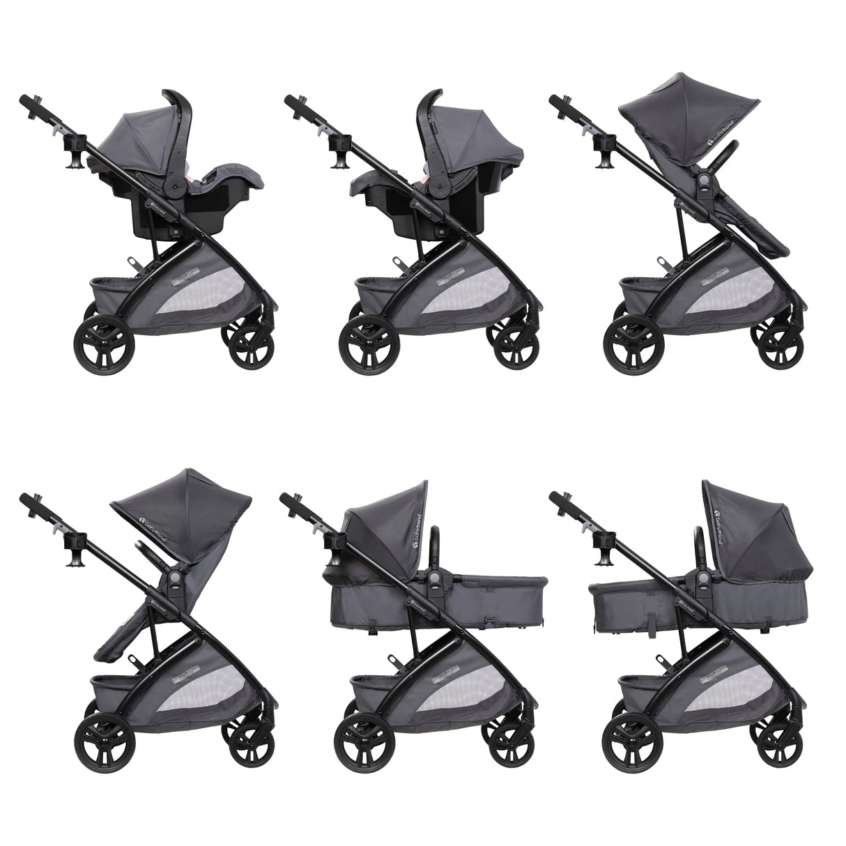 Passport Switch 6-in-1 Modular Stroller Travel System