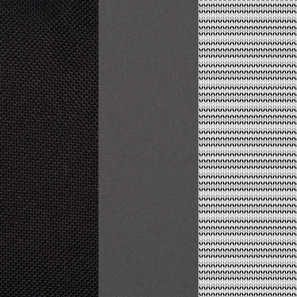 Baby Trend black and grey color fabric with patterns