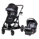 Load image into gallery viewer, Morph Single to Double Modular Stroller Travel System with EZ-Lift™ PLUS Infant Car Seat - Dash Black (International)