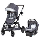 Load image into gallery viewer, Morph Single to Double Modular Stroller Travel System with EZ-Lift™ PLUS Infant Car Seat - Dash Black (International)