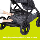 Load image into gallery viewer, Extra-large storage basket rear access from the Baby Trend Morph Single to Double Modular Stroller
