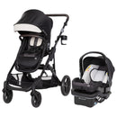 Load image into gallery viewer, Morph Single to Double Modular Stroller Travel System with EZ-Lift™ PLUS Infant Car Seat in Madrid Tan (International)
