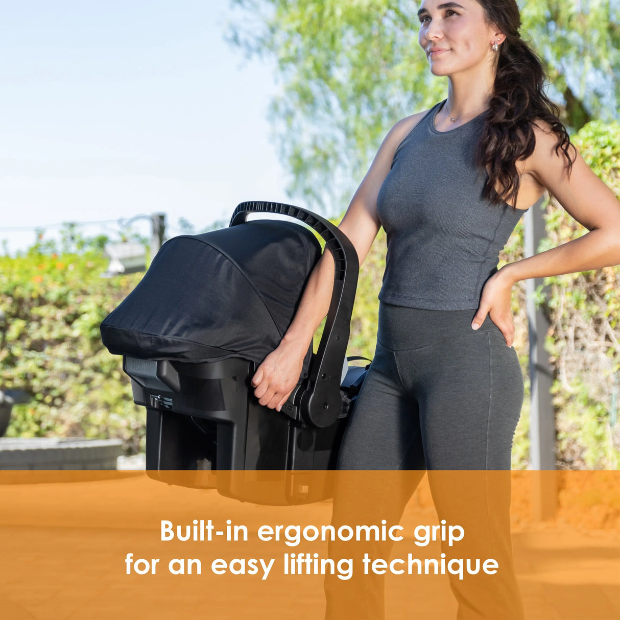 Baby Trend EZ-Lift Infant Car Seat built-in ergonomic grip
