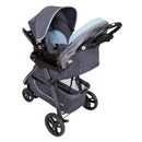 Load image into gallery viewer, Baby Trend Skyline 35 Stroller Travel System with the Ally 35 Infant Car Seat on the stroller