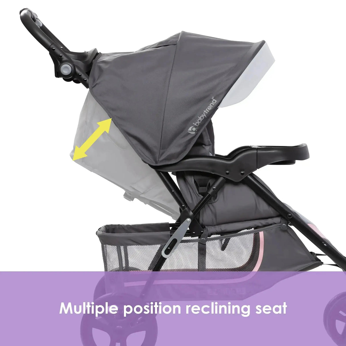 Baby Trend EZ Ride SE Stroller multiple position reclining seat