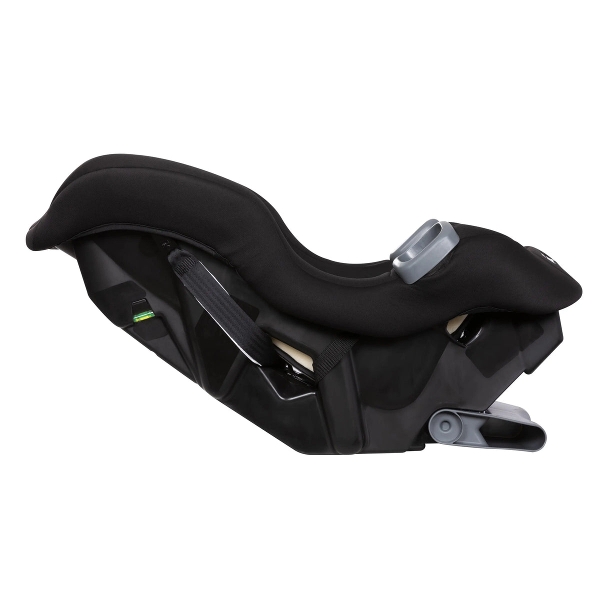 Side view recline rear facing of the Baby Trend Trooper Convertible Car Seat