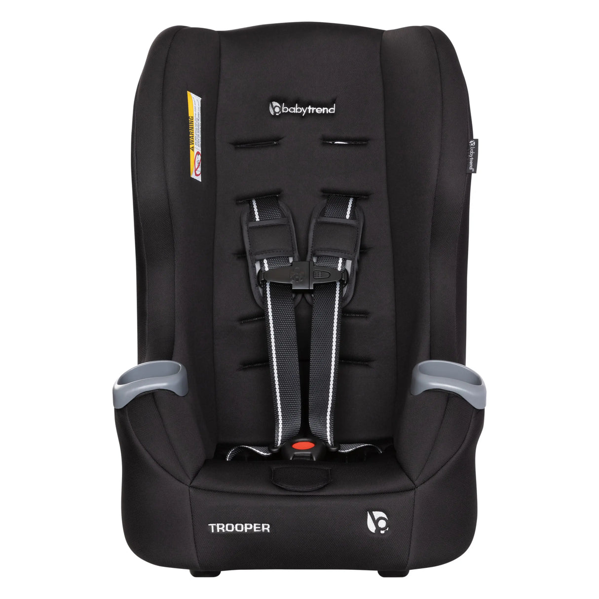 Front view of toddler mode from the Baby Trend Trooper Convertible Car Seat