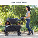 Load image into gallery viewer, Push stroller mode of the Baby Trend Expedition LTE 2-in-1 Stroller Wagon