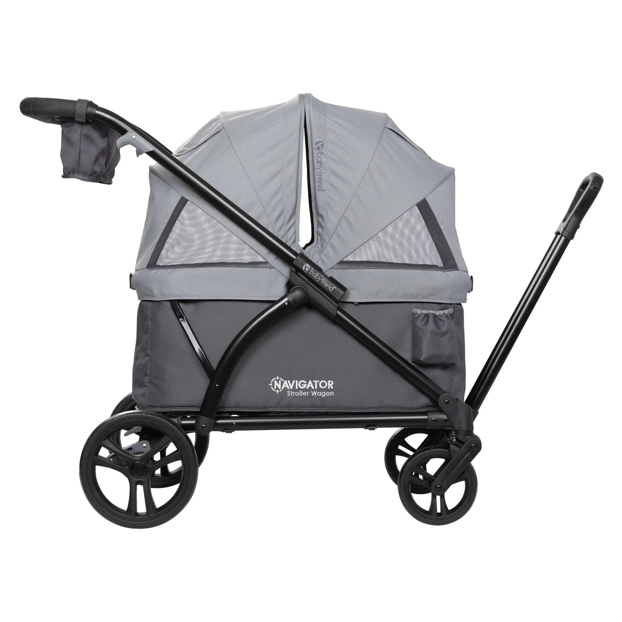 Baby Trend Navigator 2-in-1 Stroller Wagon in grey color