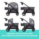 Load image into gallery viewer, Baby Trend Navigator® PLUS 2-in-1 Stroller Wagon | Large Cargo Space, Built-In Seats, and Pull/Push Mode