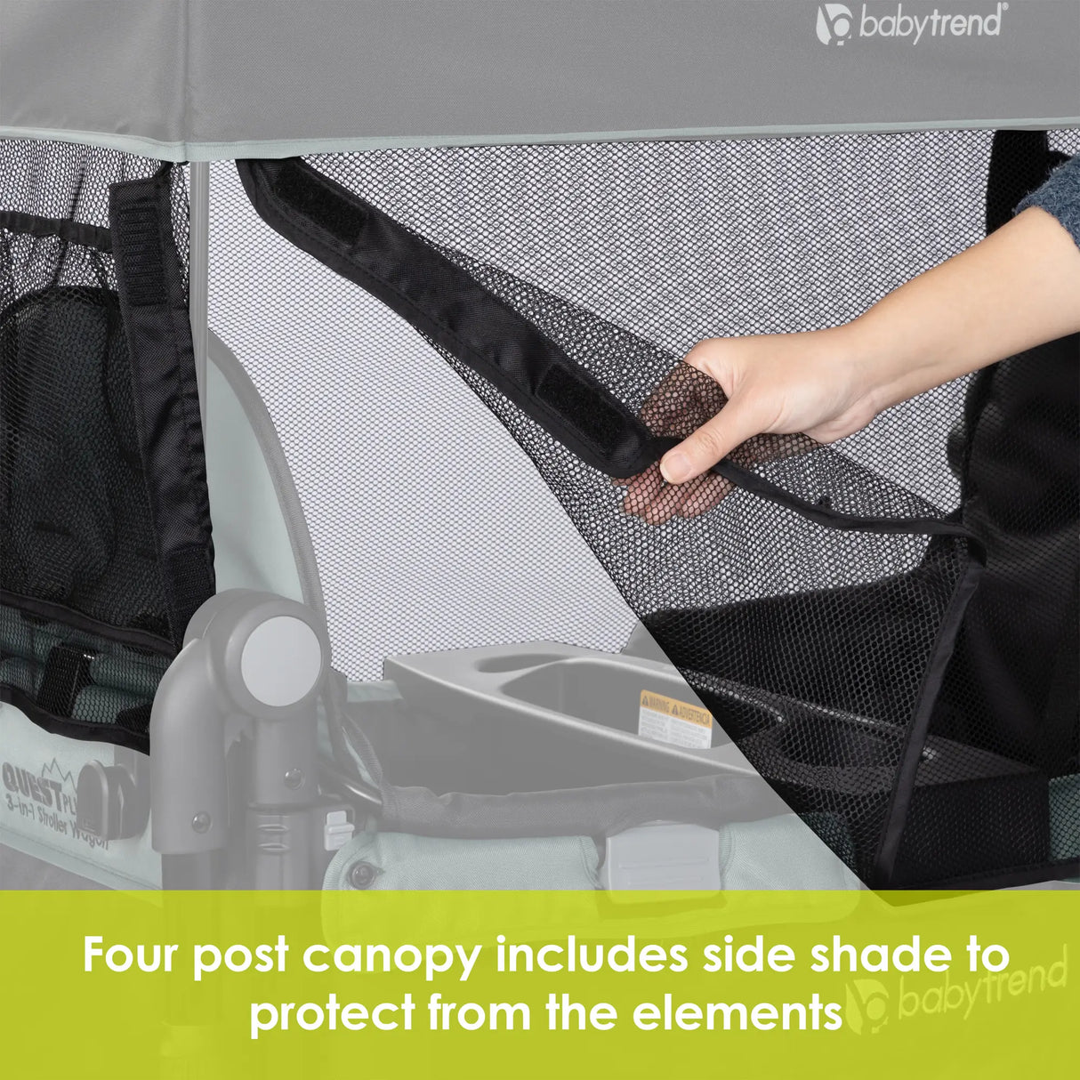Quest PLUS 3-in-1 Stroller Wagon in Madrid Green (Walmart Canada)