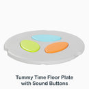 Load image into gallery viewer, Tummy time floor pate with sound buttons mode of the Smart Steps by Baby Trend Bounce N’ Dance 4-in-1 Activity Center Walker