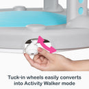 Load image into gallery viewer, Tuck-in wheels easily converts into Activity Walker mode of the Smart Steps Bounce N' Glide 3-in-1 Activity Center Walker
