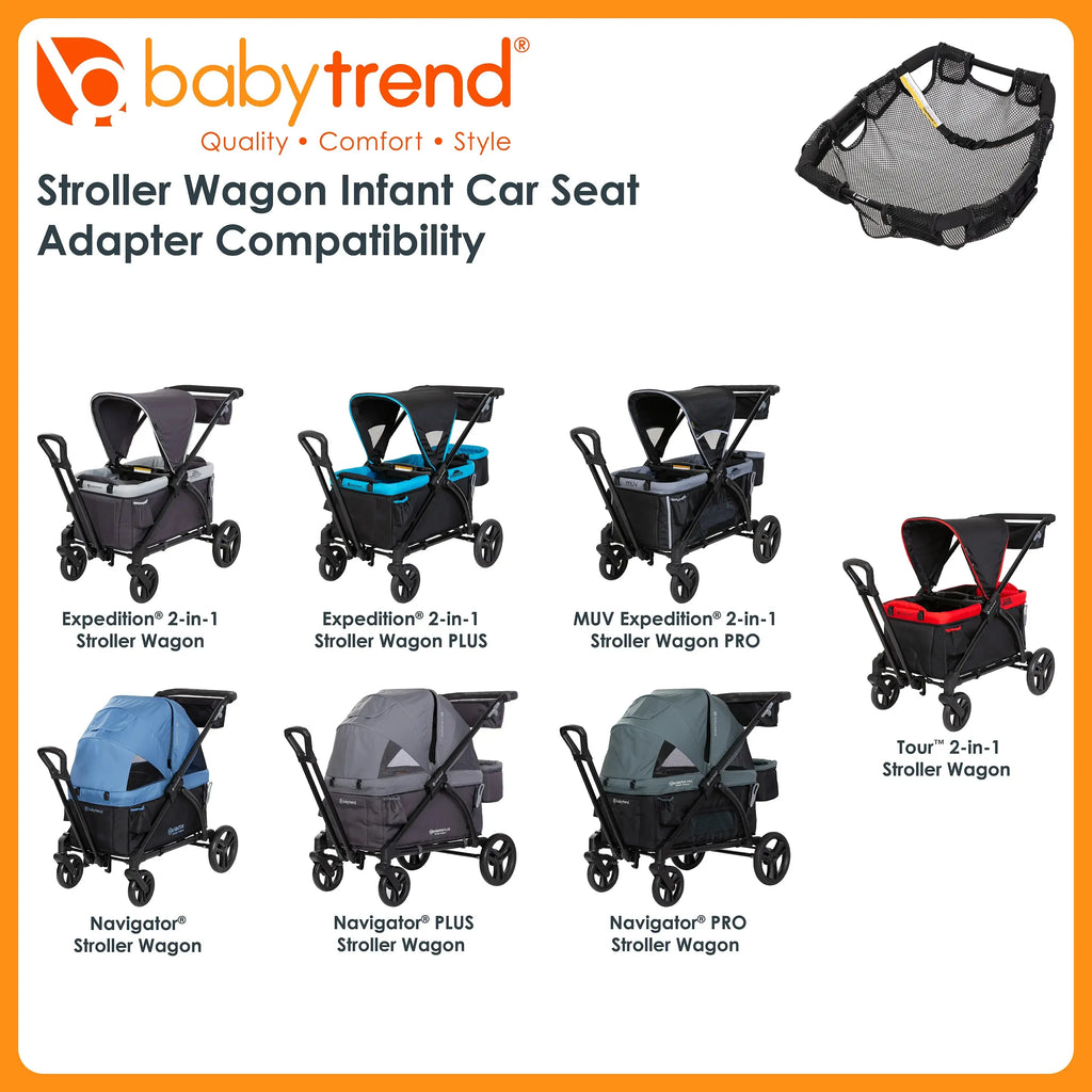 Baby Trend Stroller Wagon Infant Car Seat Adapter