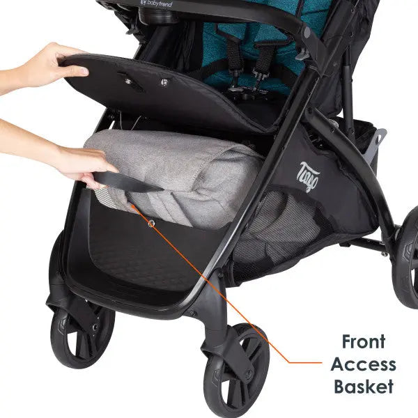 Baby Trend Tango Stroller front access basket