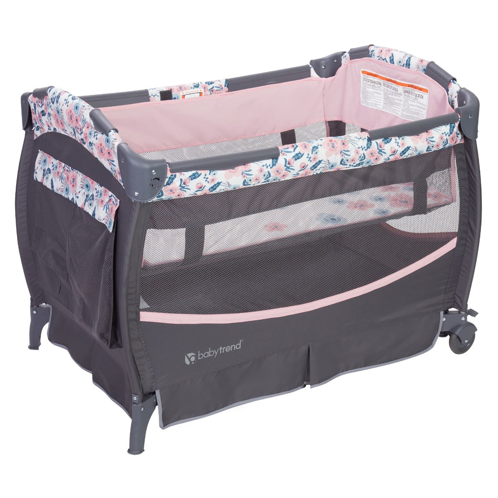 Baby Trend Deluxe II Nursery Center Playard | Bluebell | PY86C04K