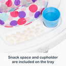 Load image into gallery viewer, Snack space and cup holder are included on the tray of the Smart Steps 3-in-1 Bounce N’ Play Activity Center PLUS