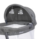 Load image into gallery viewer, Baby Trend Lil Snooze Large Bassinet PLUS canopy with two hanging toys