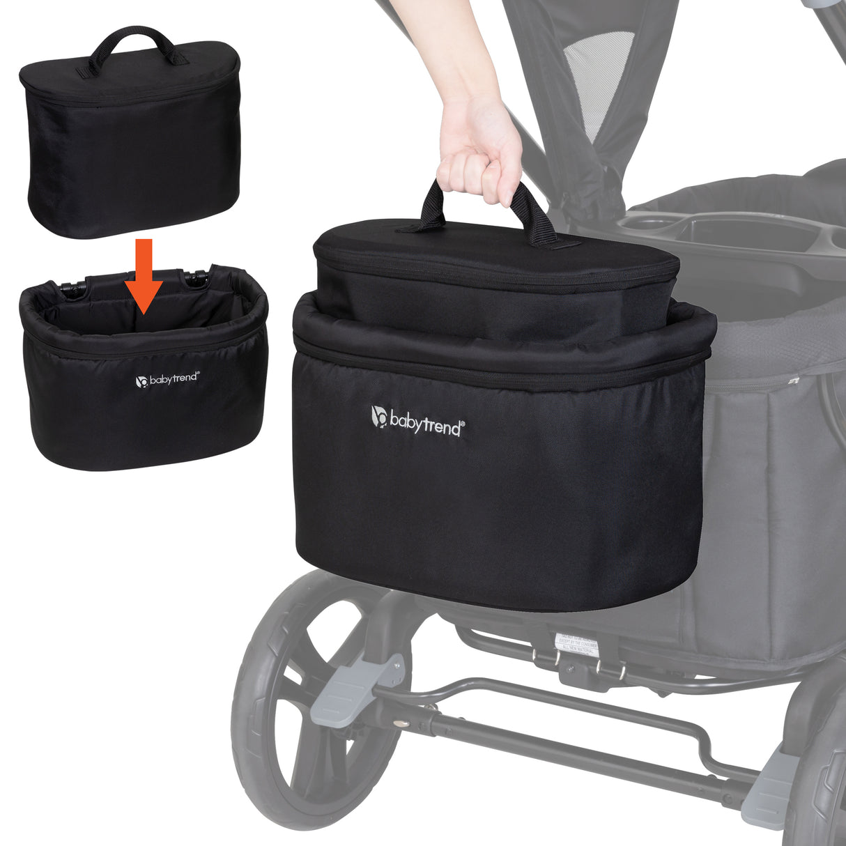 Baby Trend Stroller Wagon Deluxe Storage Basket