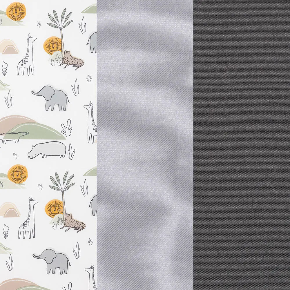 Baby Trend Nursery Center Playard animal print and neutral color fashion