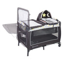 Load image into gallery viewer, Baby Trend Lil' Snooze Deluxe II Nursery Center Playard with changing table that flips away