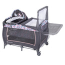 Load image into gallery viewer, Flip away changing table is included with the Baby Trend Lil' Snooze Deluxe II Nursery Center Playard