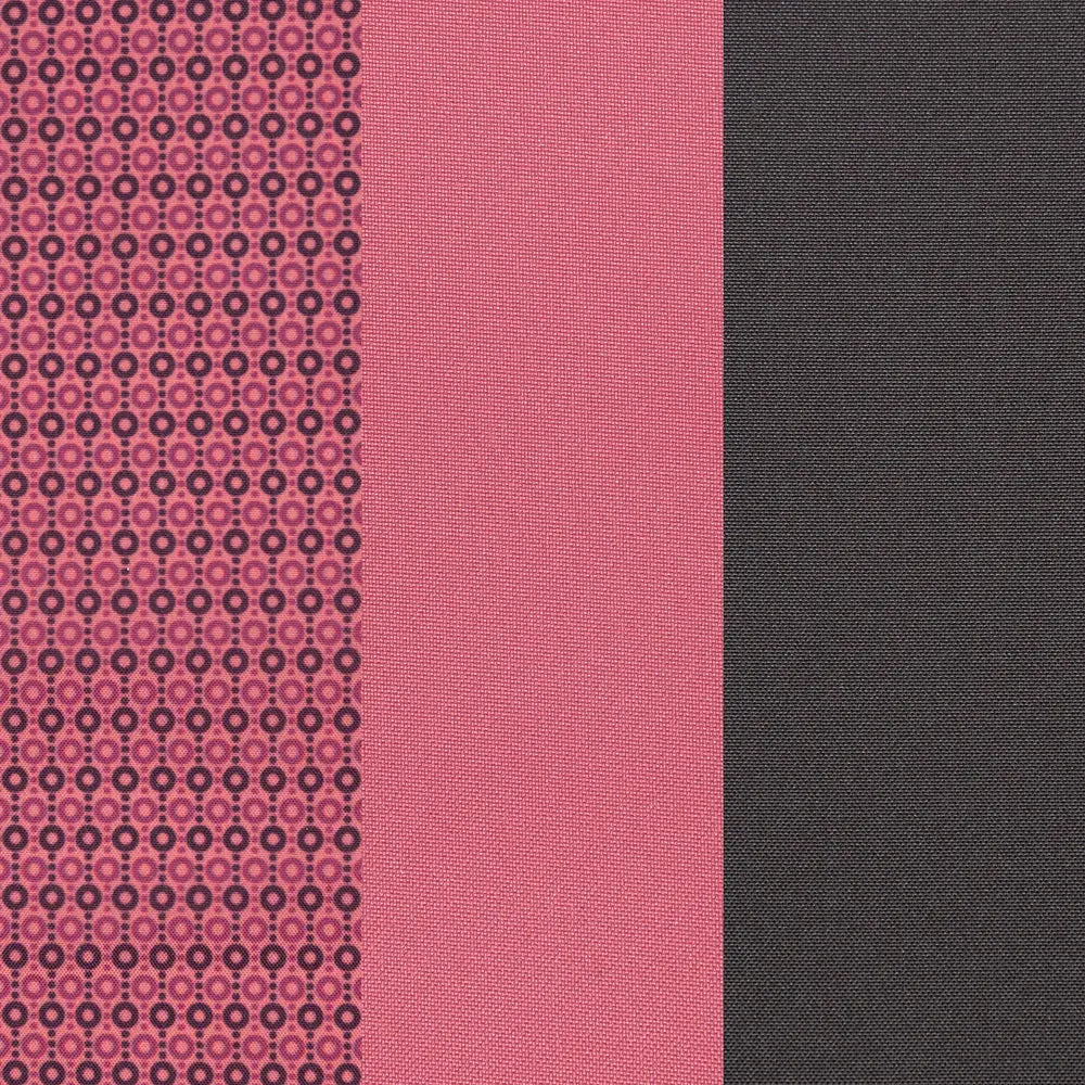 Baby Trend pink and dark grey neutral fabric fashion color