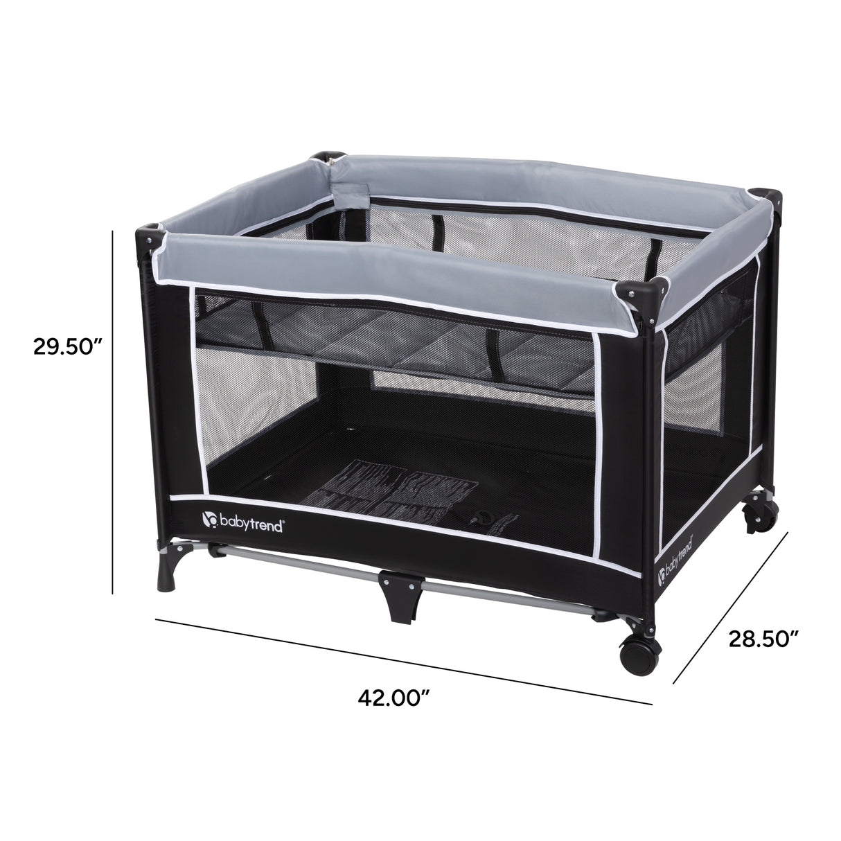 Baby Trend Nursery Center Portable Playard dimensions