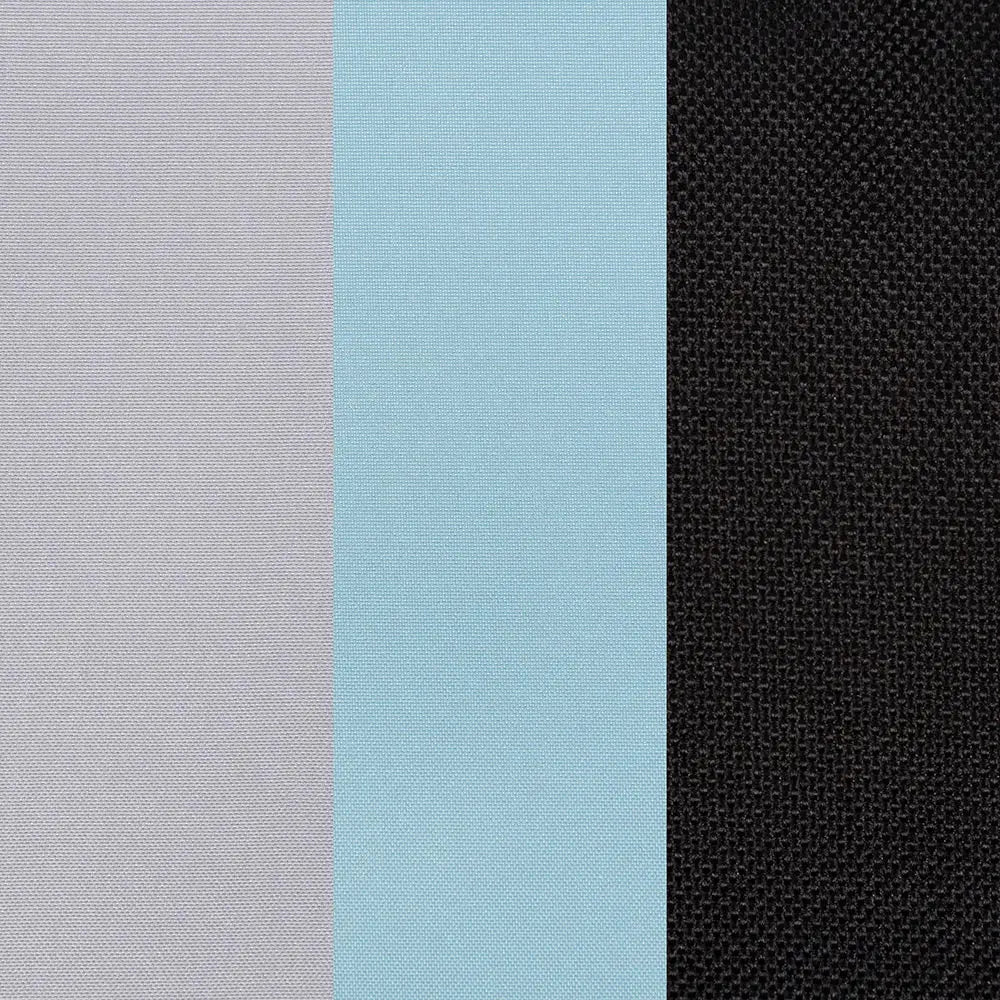 Baby Trend light blue, grey and black fabric fashion color