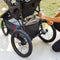 Extra large storage basket on the Baby Trend Pro Steer Jogger Stroller Travel System 