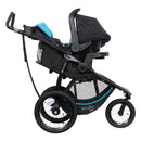 Load image into gallery viewer, Baby Trend Expedition Race Tec PLUS Jogger Travel System is combined with the EZ-Lift 35 PLUS Infant Car Seat