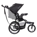 Load image into gallery viewer, Side view of the reclining seat on the Baby Trend Expedition Jogger Stroller Travel System 