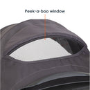 Load image into gallery viewer, MUV by Baby Trend Tango Pro Stroller Travel System has canopy with peek-a-boo window